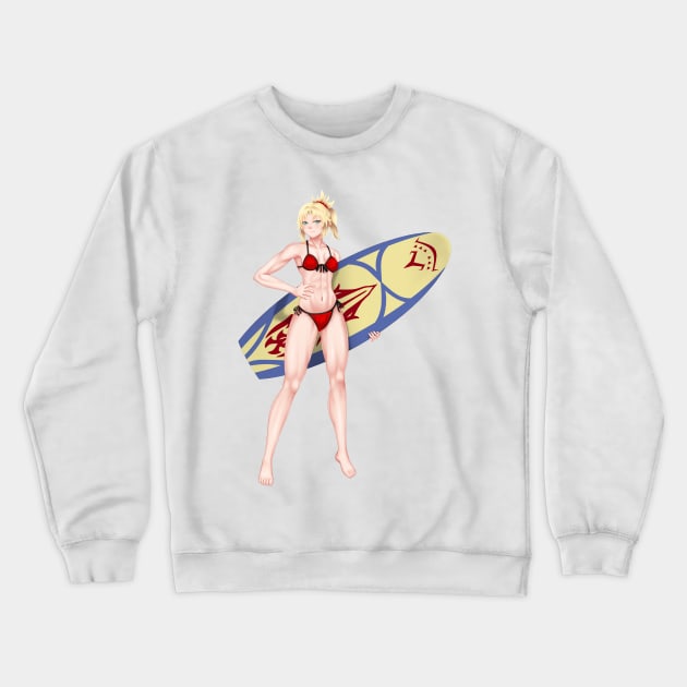 Mordred Summer Crewneck Sweatshirt by Antonydraws